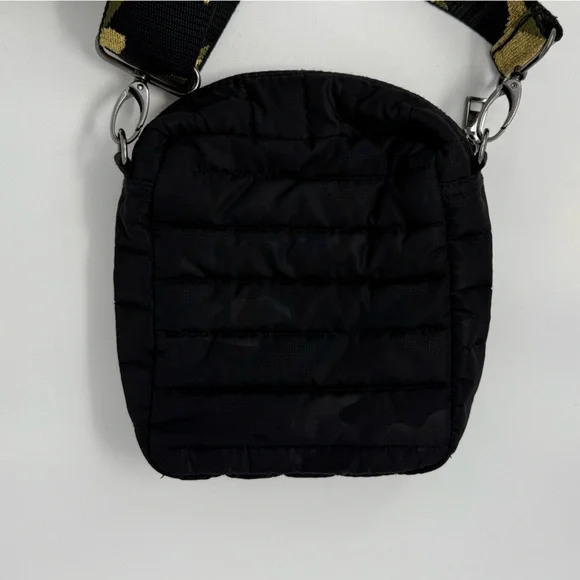THINK ROYLN Black Quilted Bag with Camouflage Strap - Picture 8 of 9